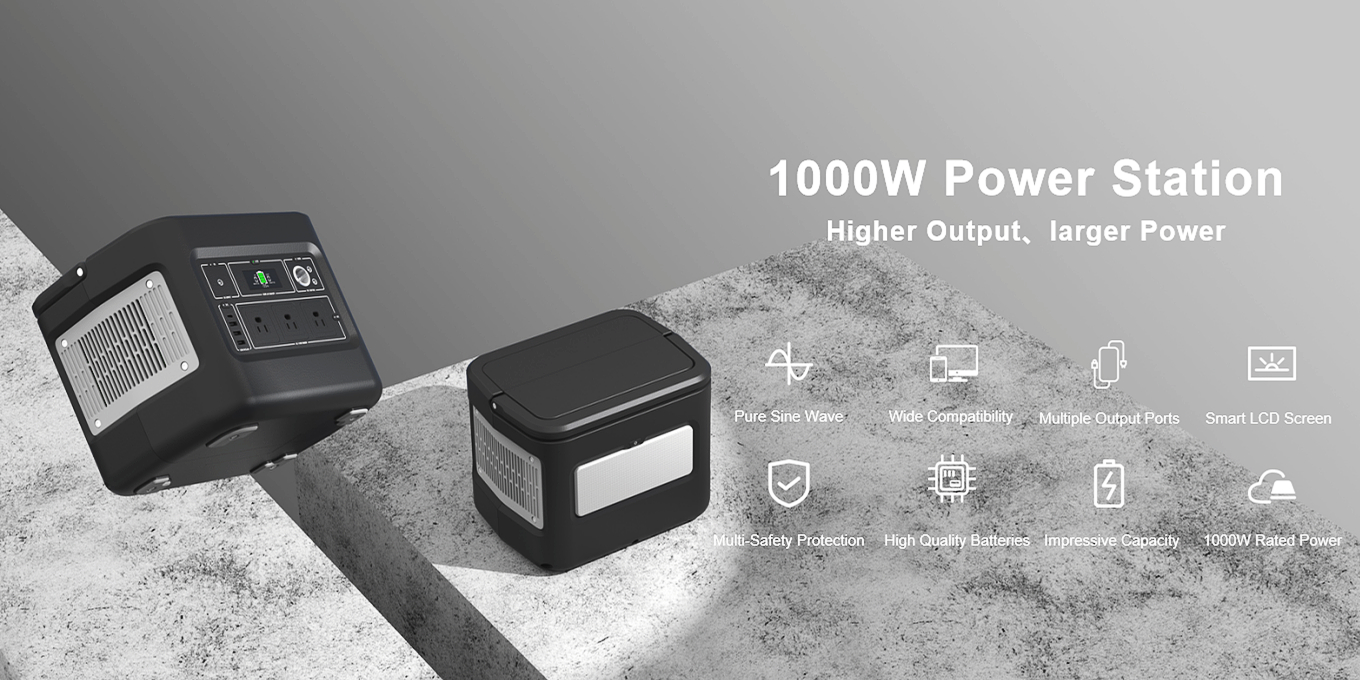 Generator Surya Isi Ulang 1000W Untuk Pengisian Seluler